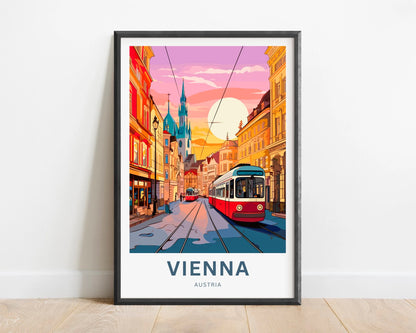 Vienna Travel Poster