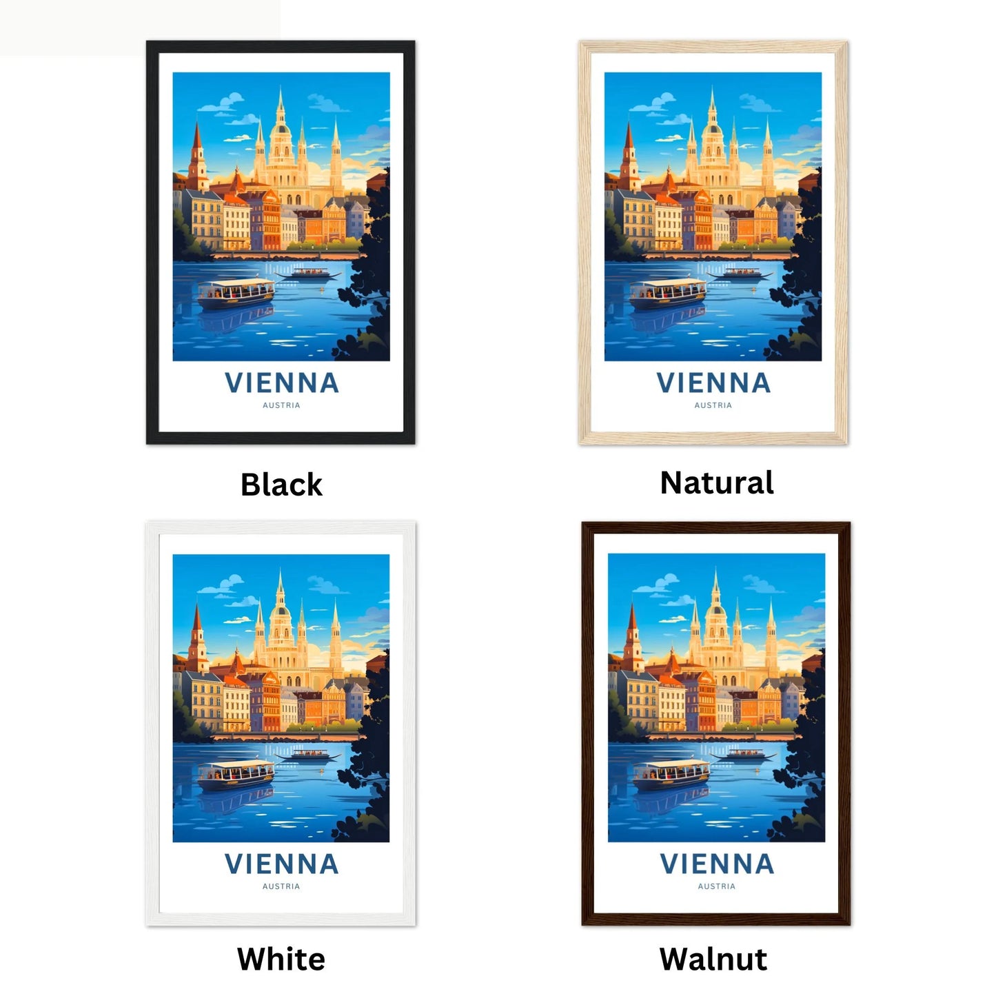 Vienna Travel Poster