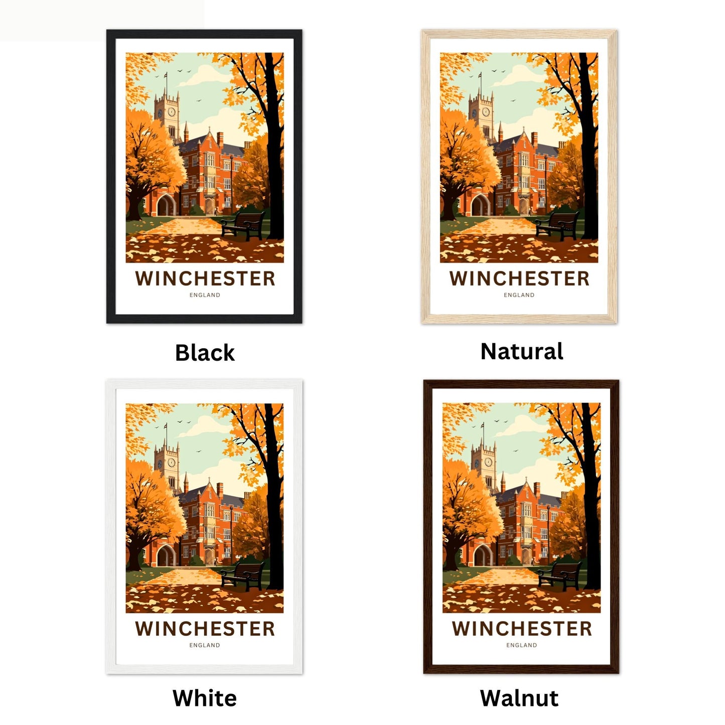 Winchester Travel Poster