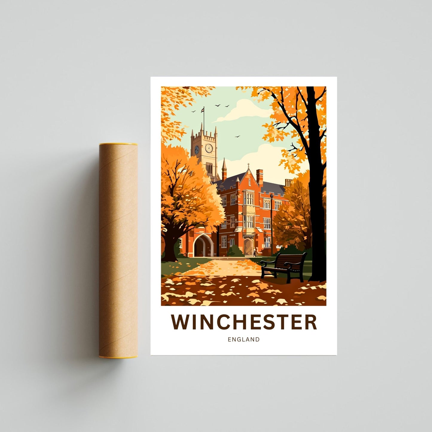 Winchester Travel Poster