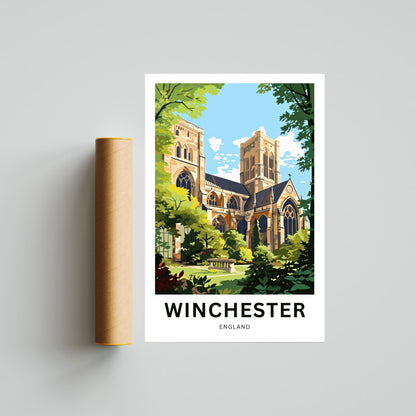 Winchester Travel Poster