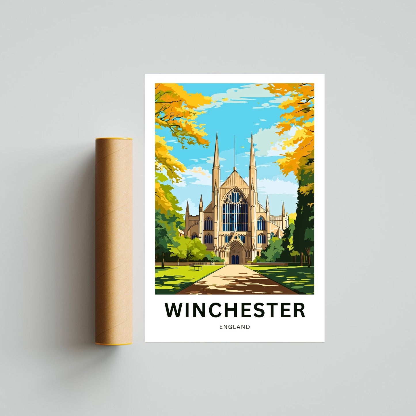 Winchester Travel Poster