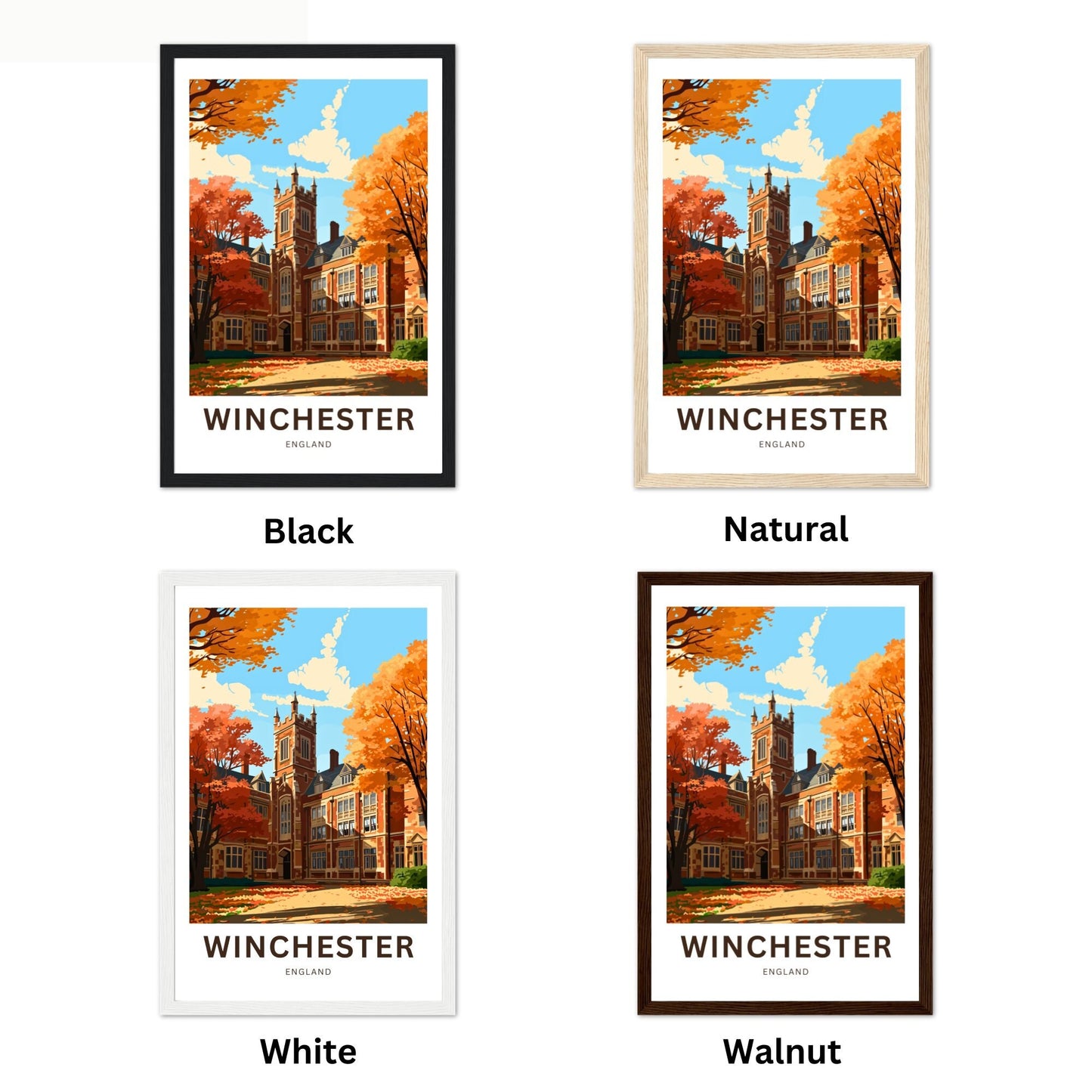 Winchester Travel Poster