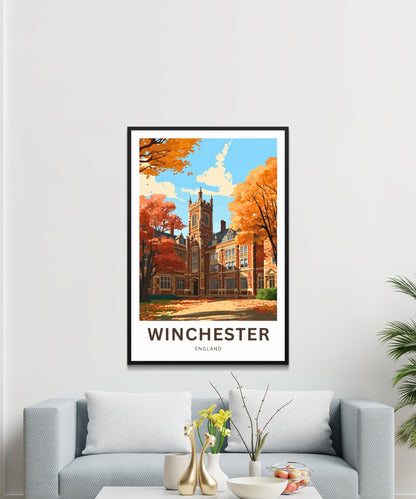 Winchester Travel Poster