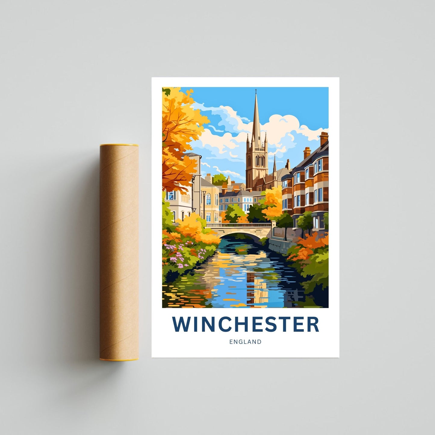 Winchester Travel Poster