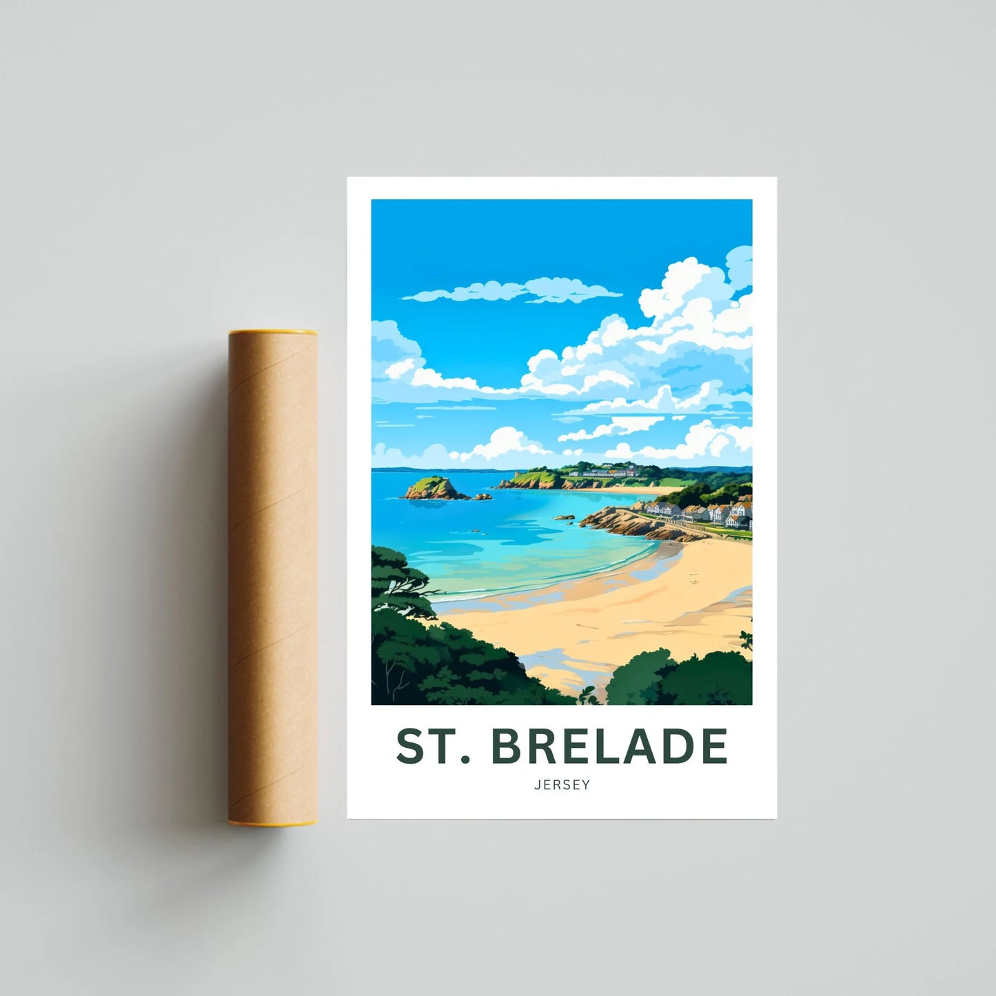 St. Brelade Travel Poster