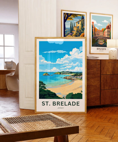 St. Brelade Travel Poster