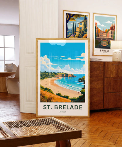 St. Brelade Travel Poster