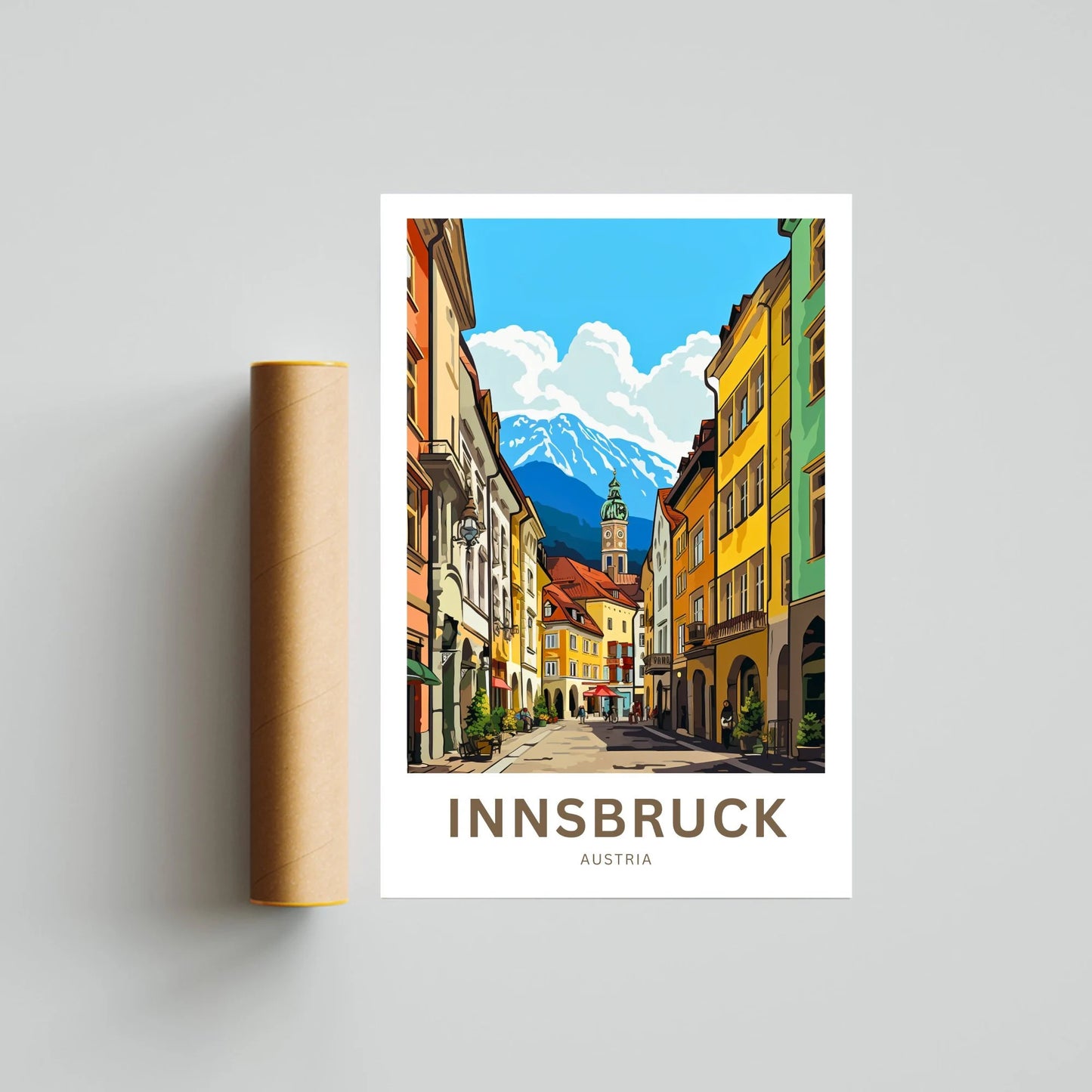 Innsbruck Travel Poster
