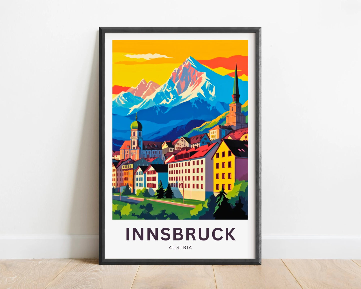 Innsbruck Travel Poster