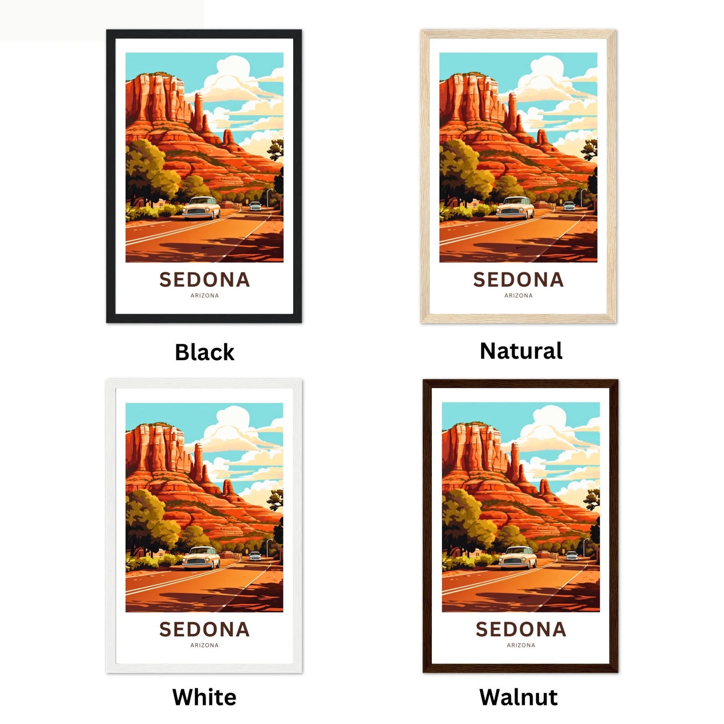 Sedona Travel Poster