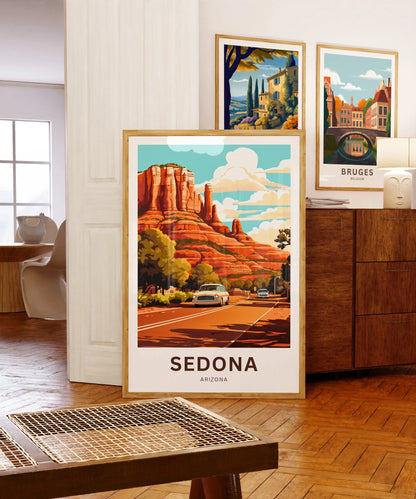 Sedona Travel Poster