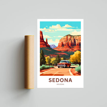 Sedona Travel Poster