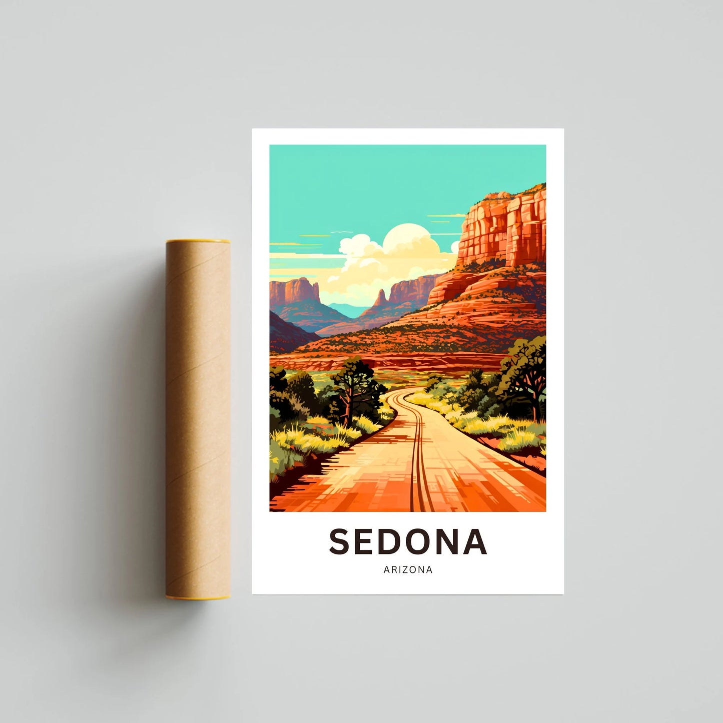 Sedona Travel Poster