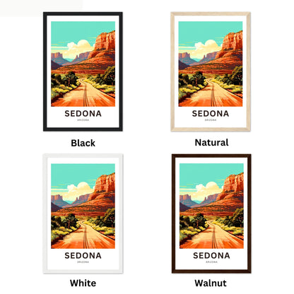 Sedona Travel Poster