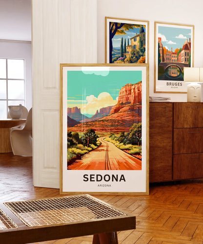 Sedona Travel Poster