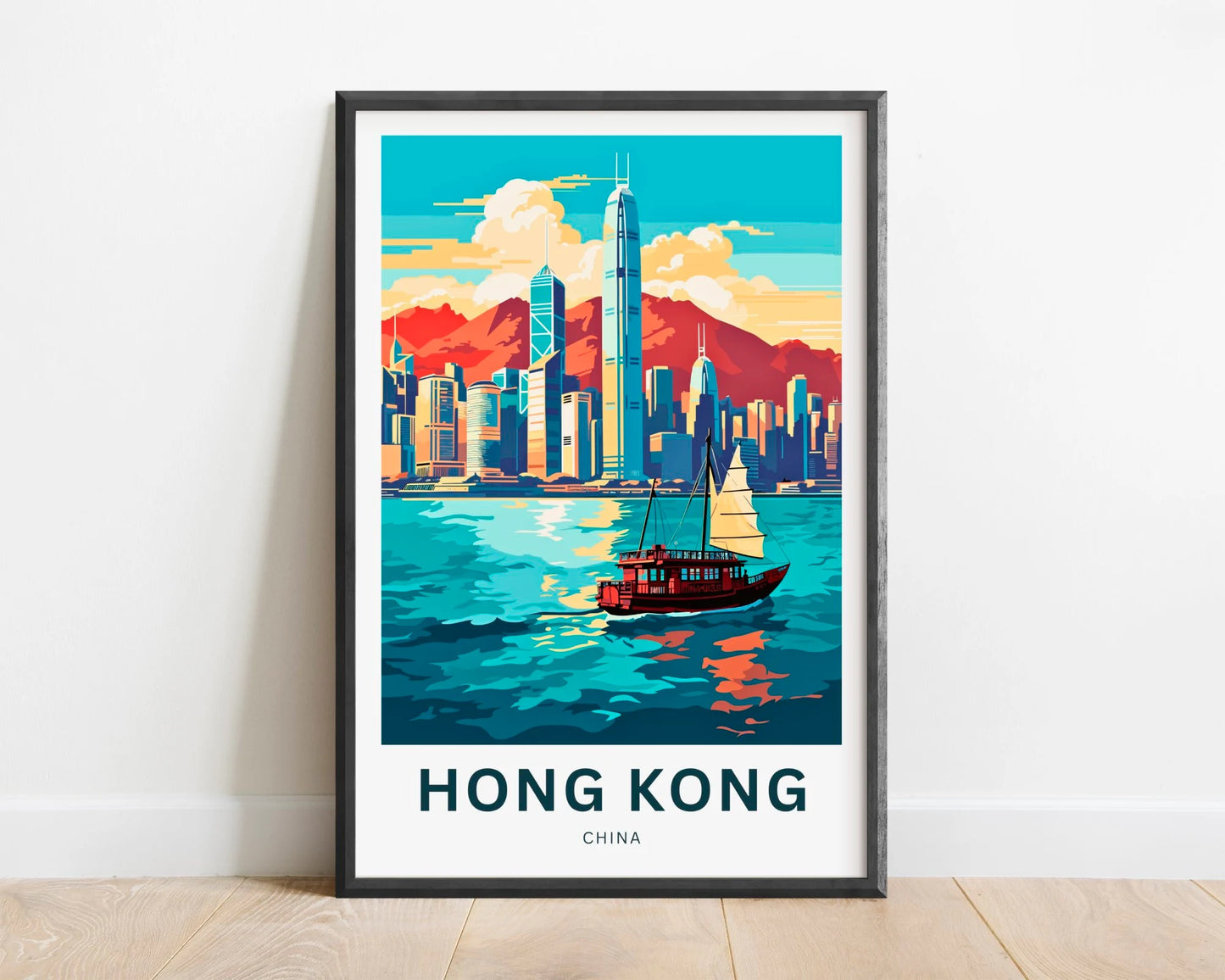 Hong kong Travel Poster