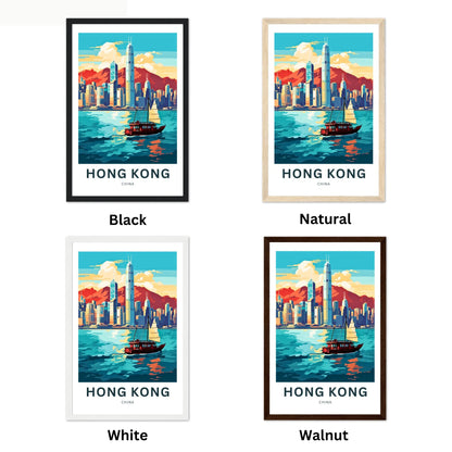 Hong kong Travel Poster