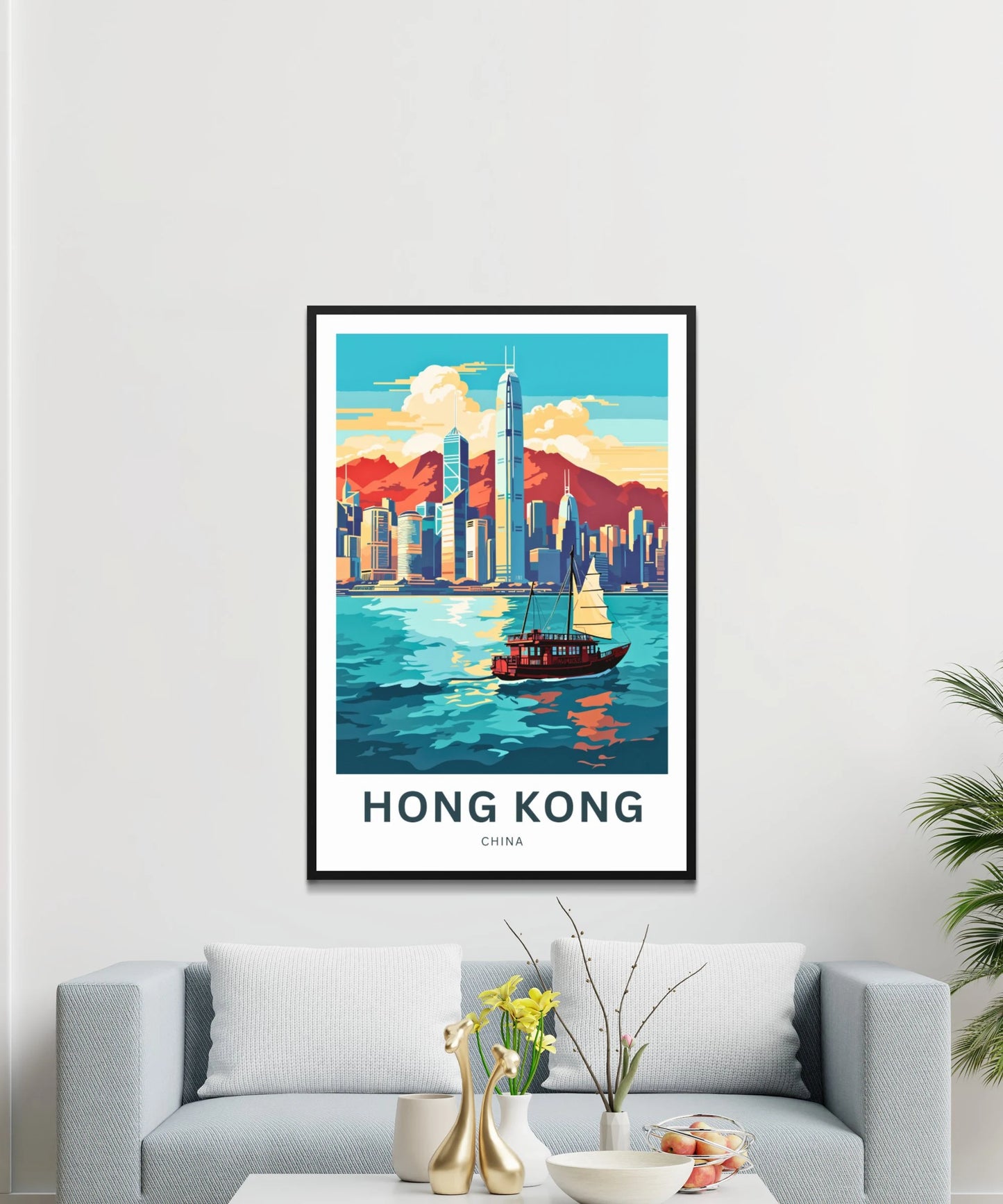 Hong kong Travel Poster