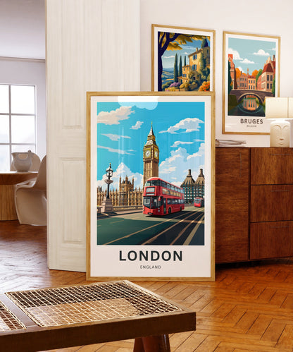 London Travel Poster