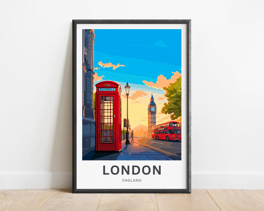 London Travel Poster