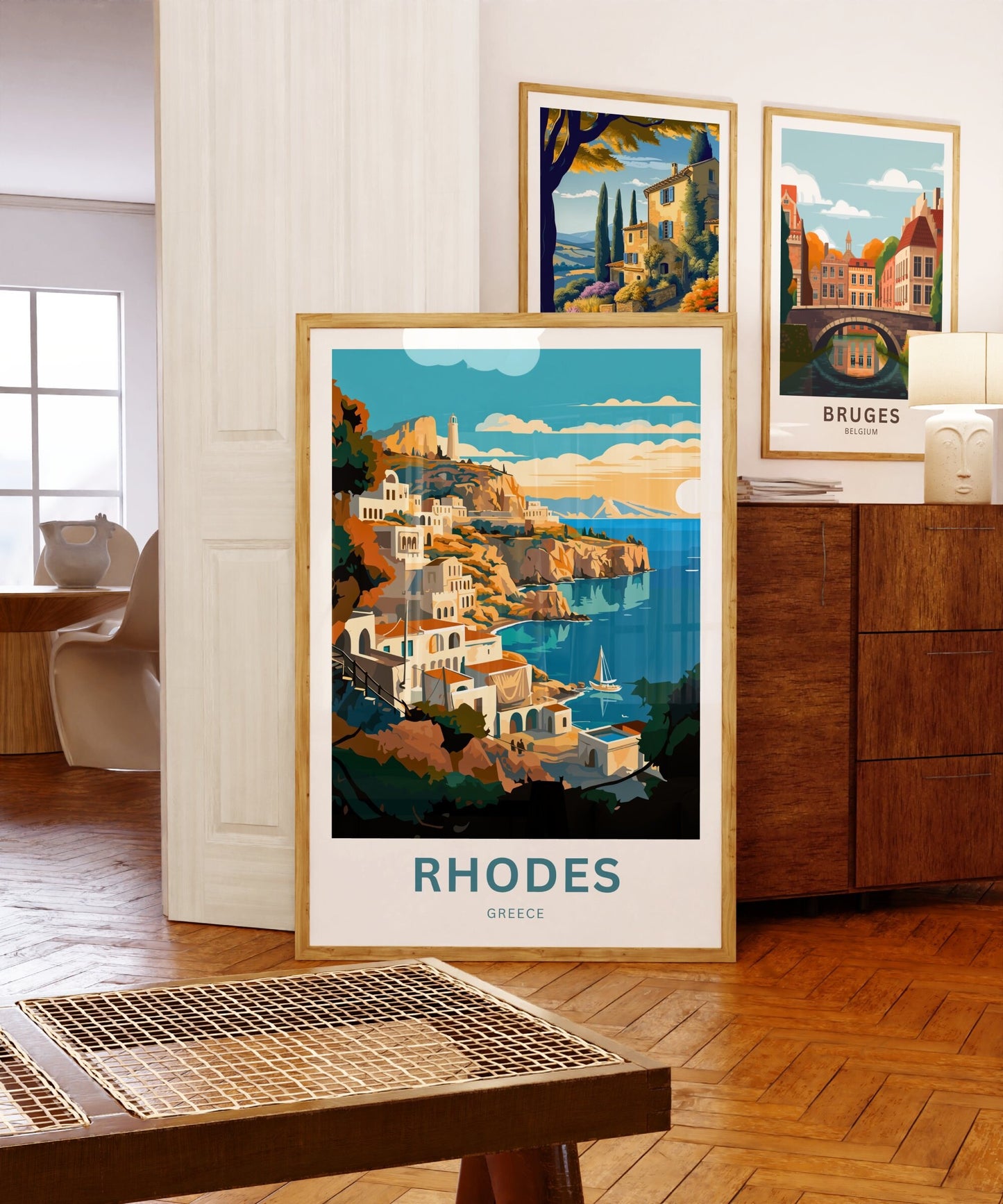 Rhodes Travel Poster