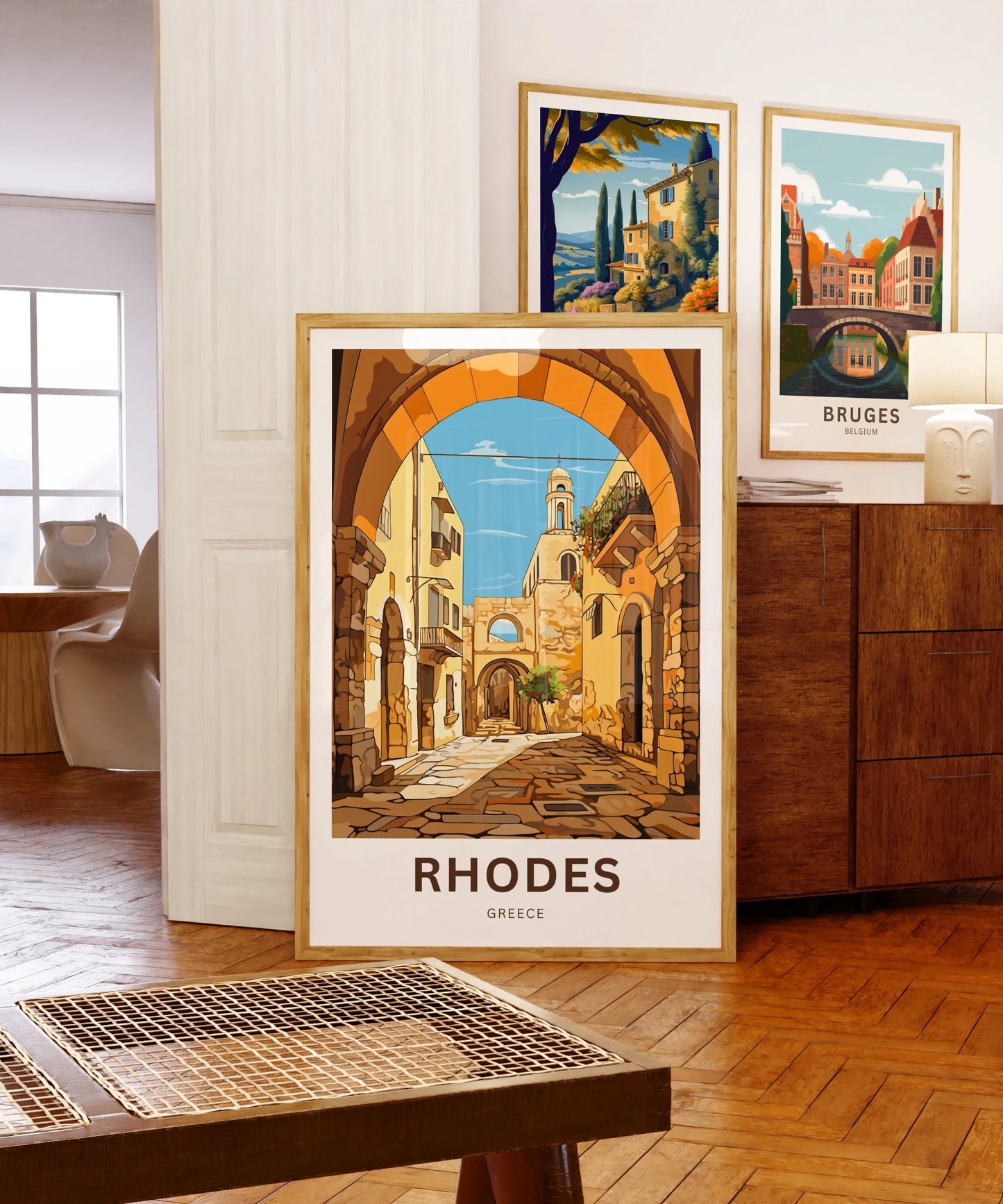 Rhodes Travel Poster