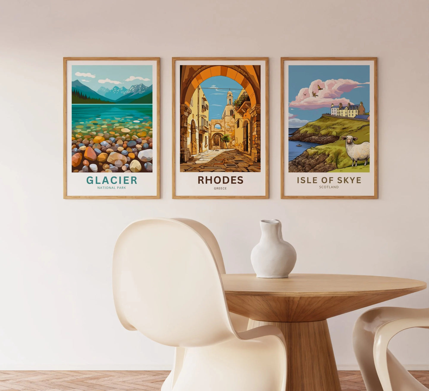 Rhodes Travel Poster