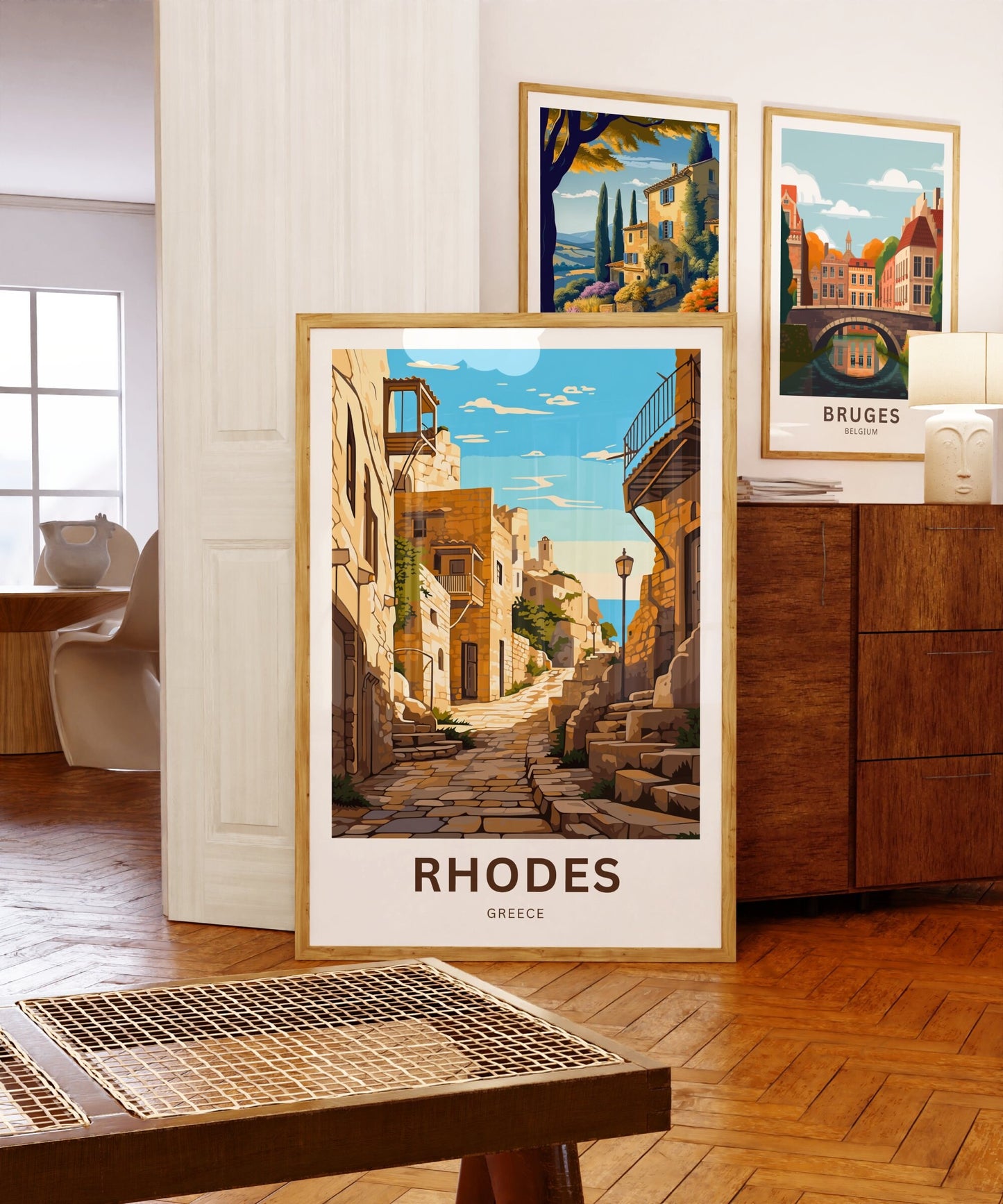 Rhodes Travel Poster