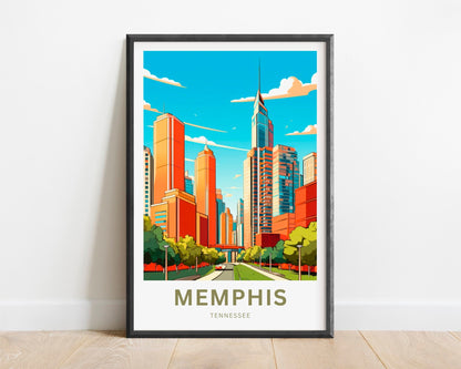 Memphis Travel Poster