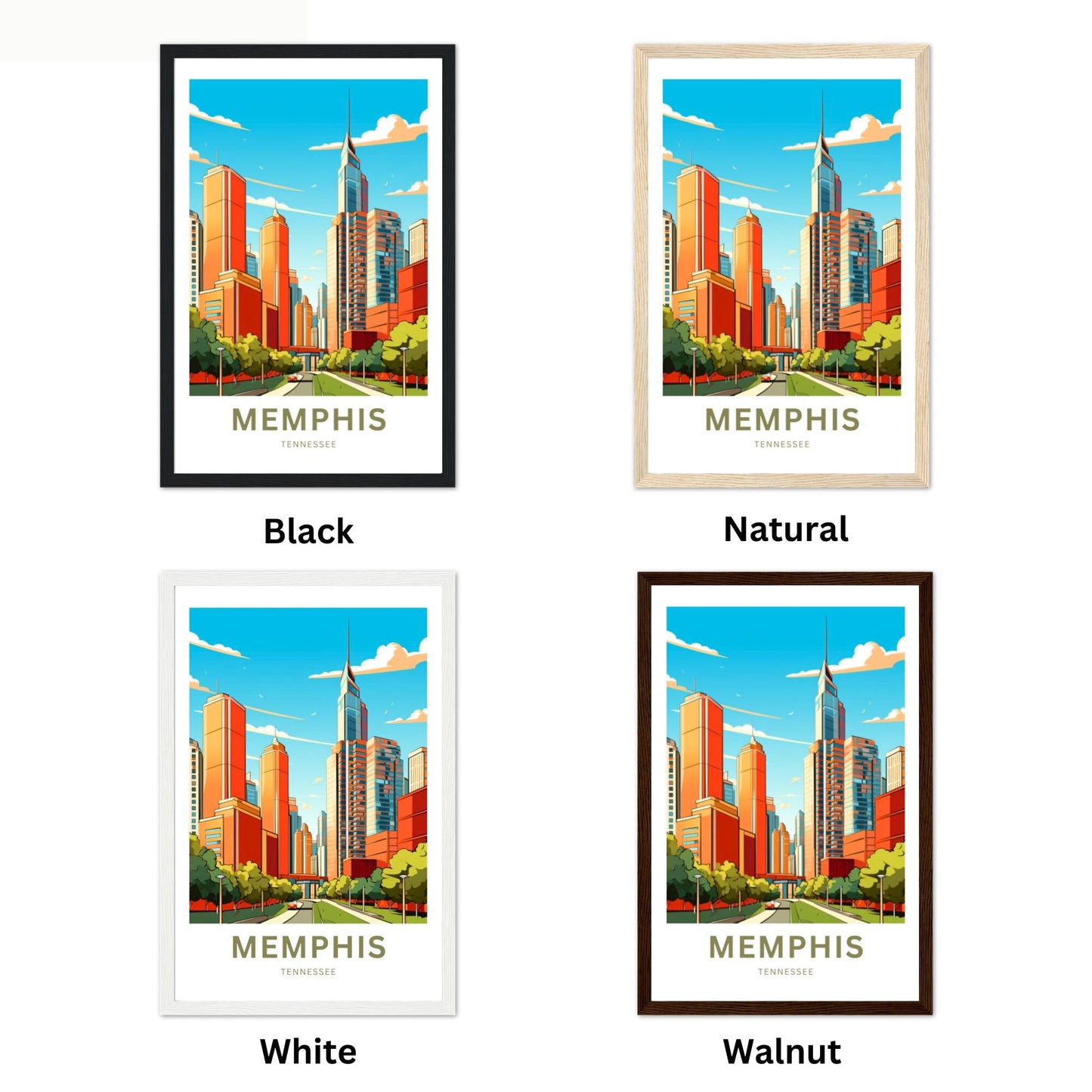 Memphis Travel Poster