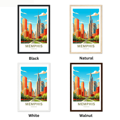Memphis Travel Poster