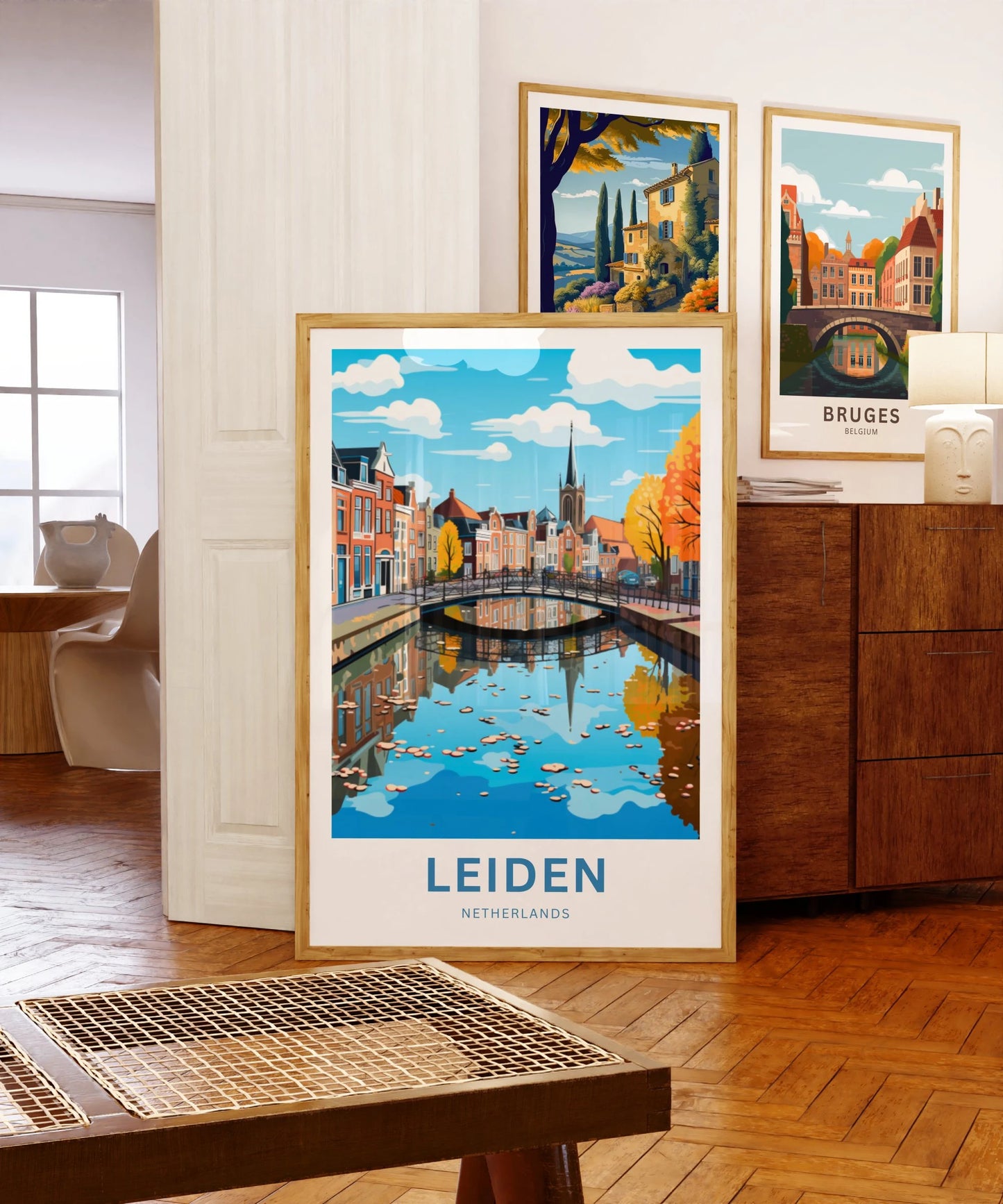 Leiden Travel Poster