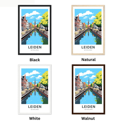 Leiden Travel Poster