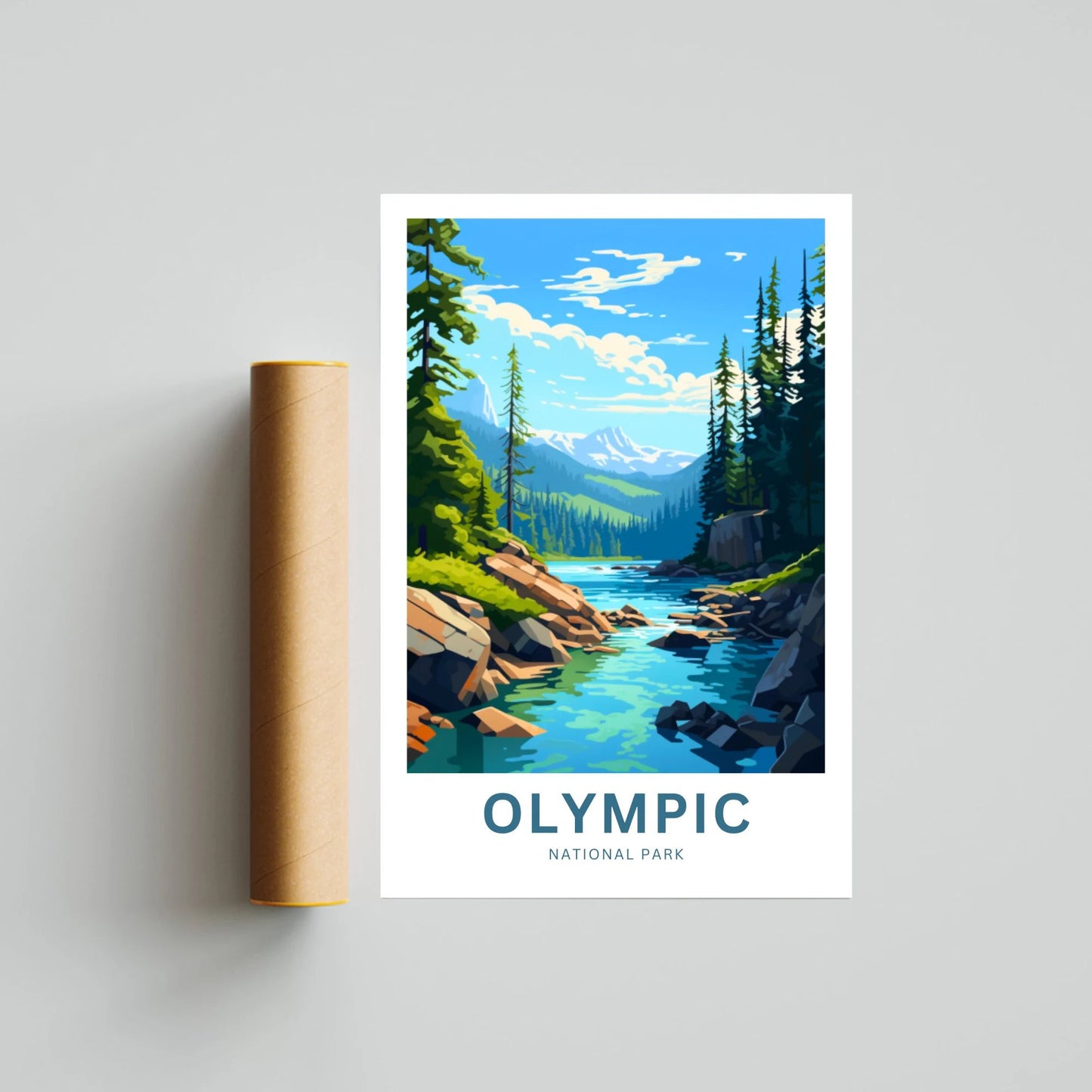 Olympic Travel Poster