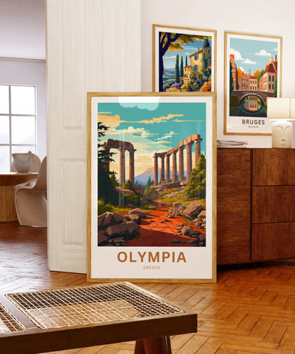 Olympia Travel Poster