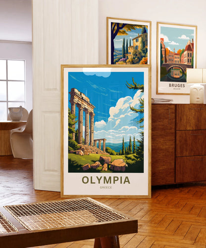 Olympia Travel Poster