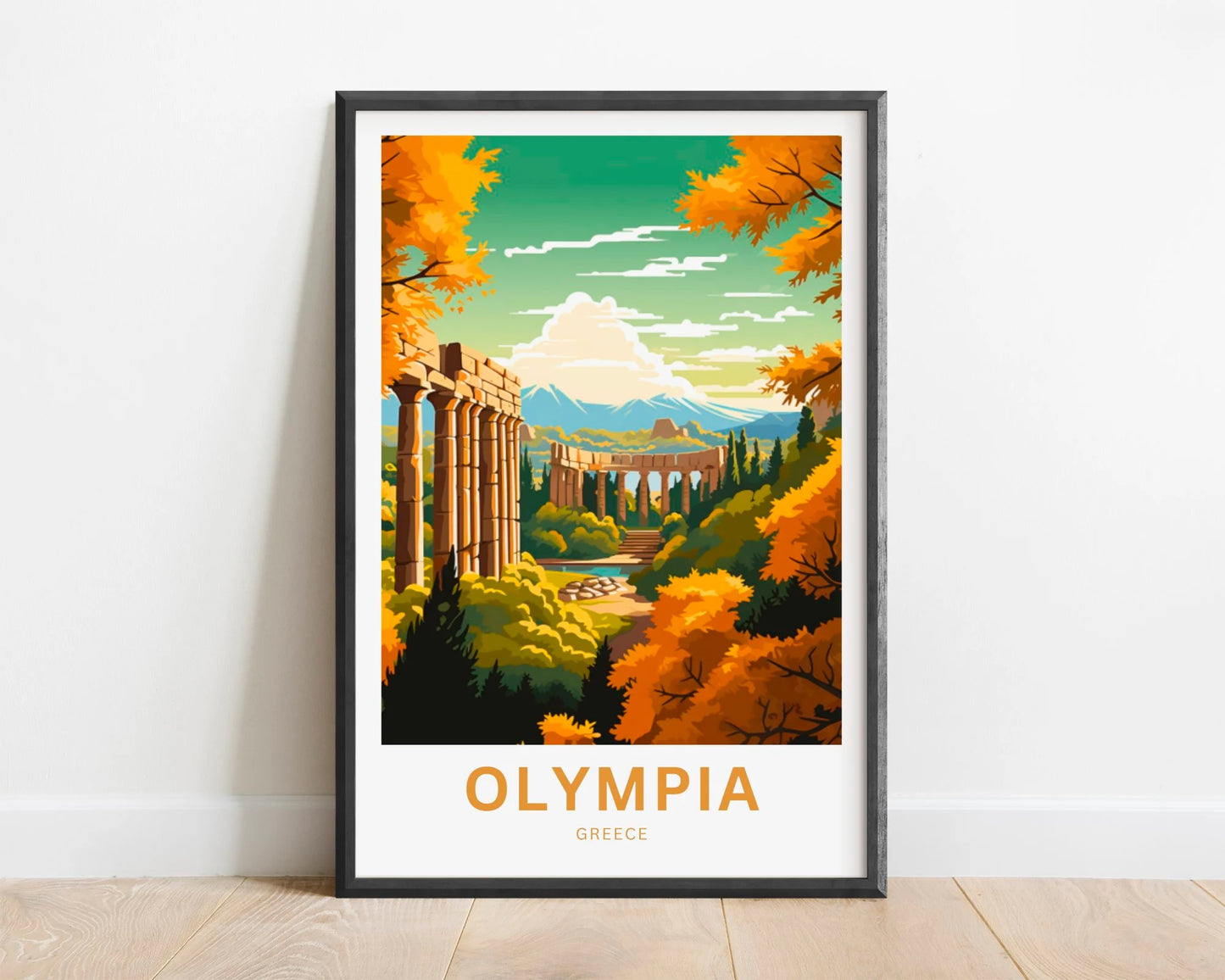 Olympia Travel Poster