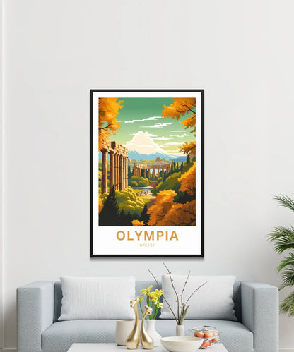 Olympia Travel Poster