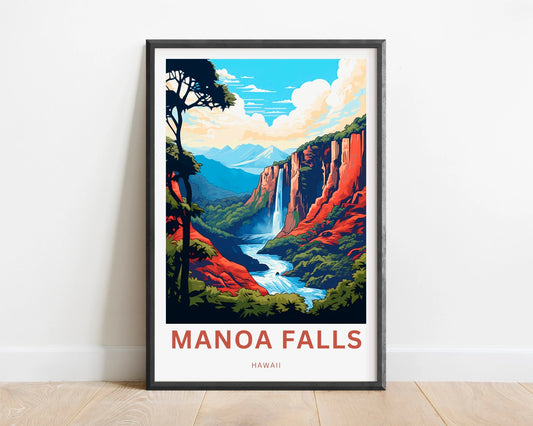 Manoa Falls Travel Poster