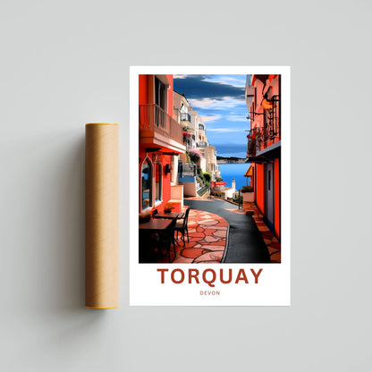 Torquay Travel Poster