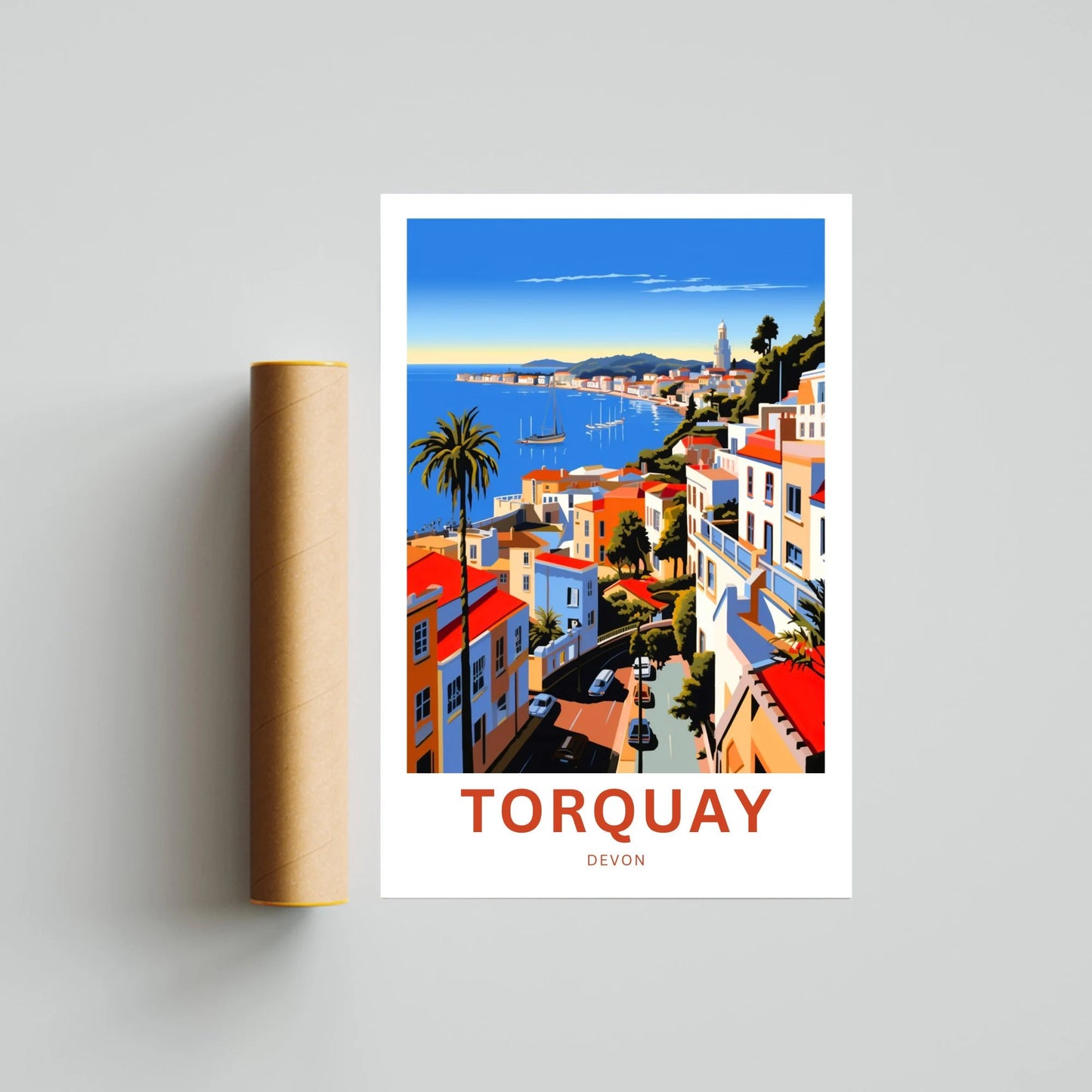 Torquay Travel Poster