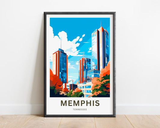 Memphis Travel Poster