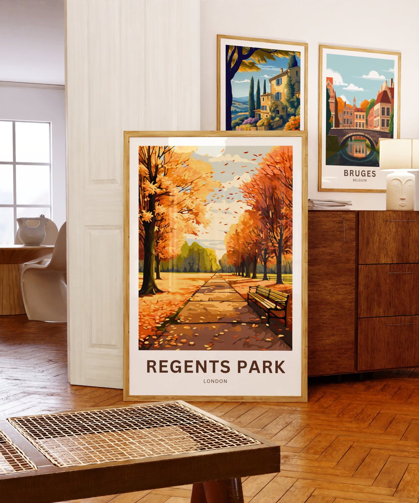 Regent's Park Travel Poster