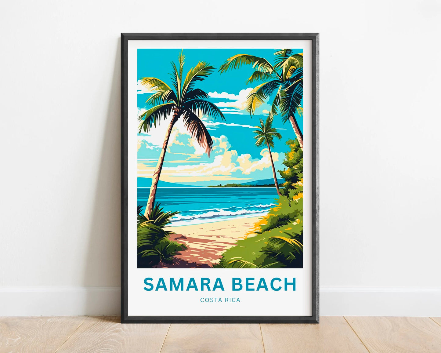 Samara Beach Travel Poster