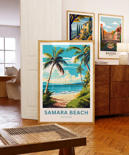 Samara Beach Travel Poster