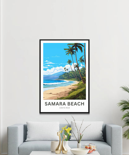 Samara Beach Travel Poster