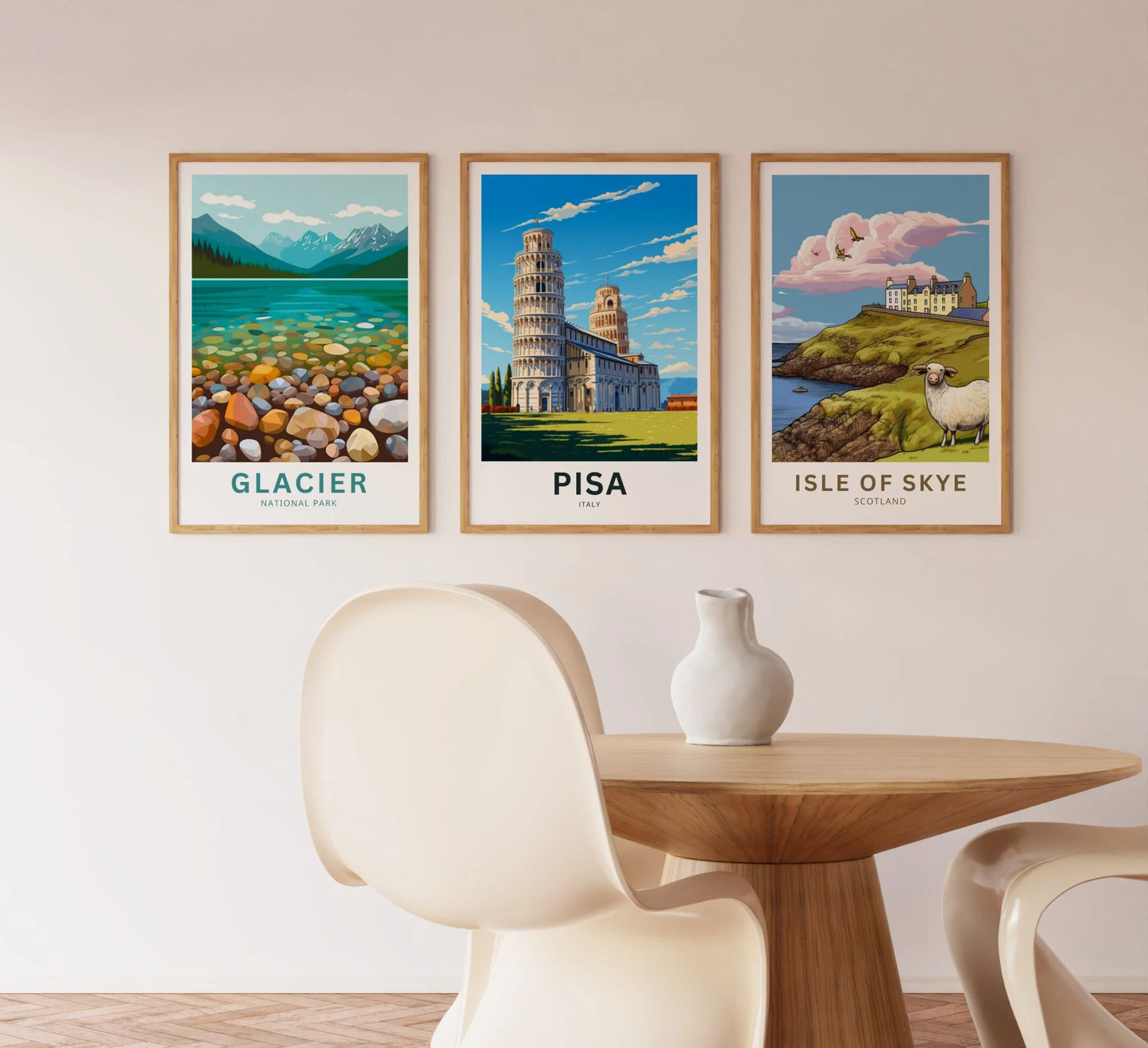 Pisa Travel Poster