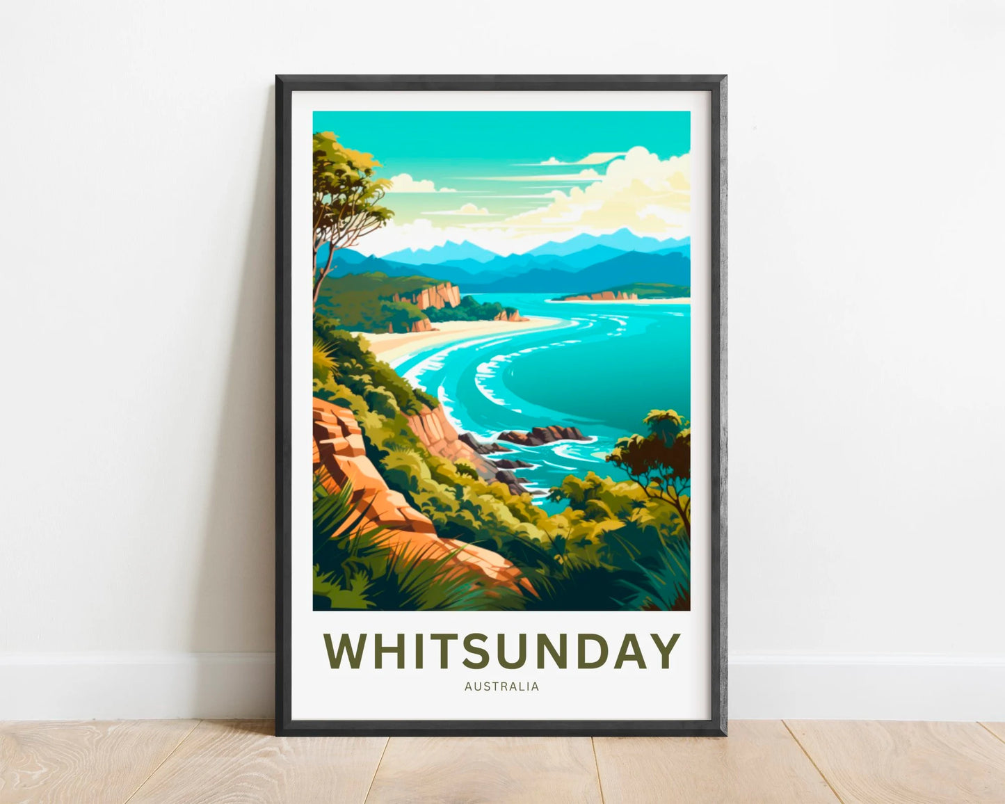 Whitsunday Travel Poster