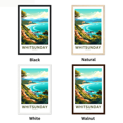 Whitsunday Travel Poster